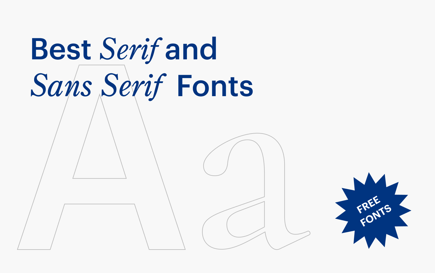 most popular sans serif typeface