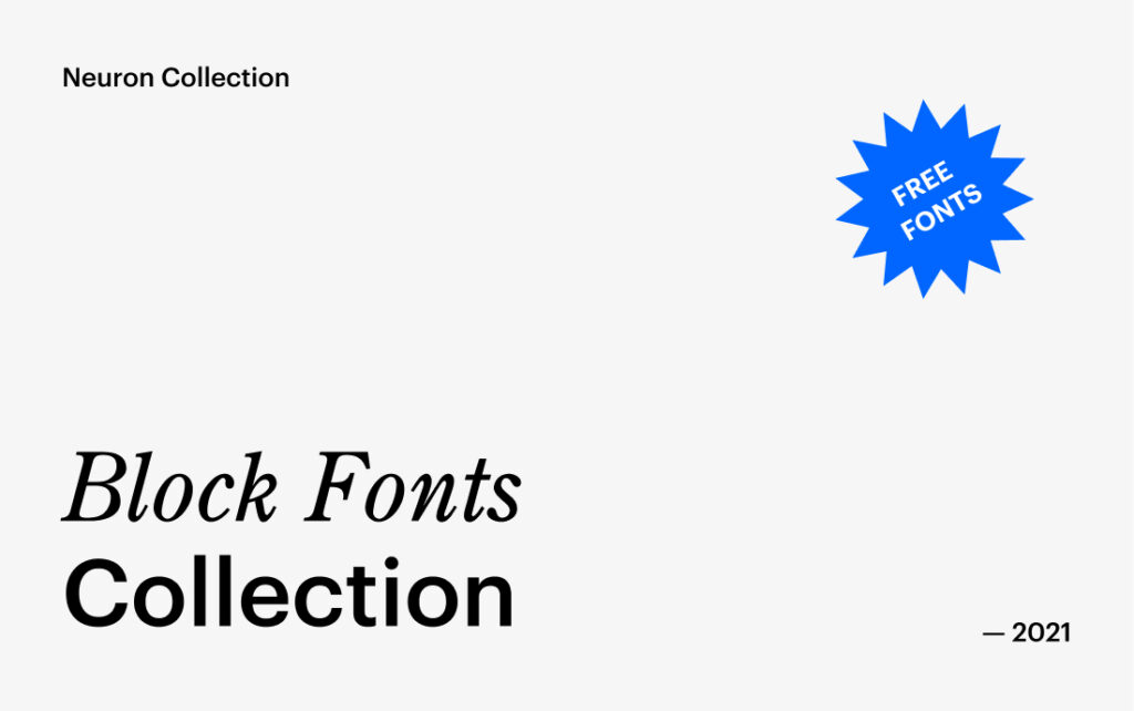Best Free Block Fonts in 2021 neuronthemes