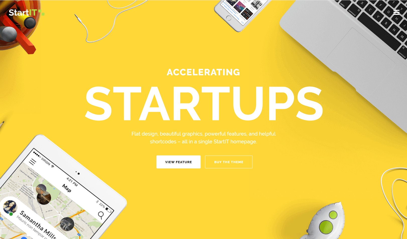 Startit Theme for Startup Businesses