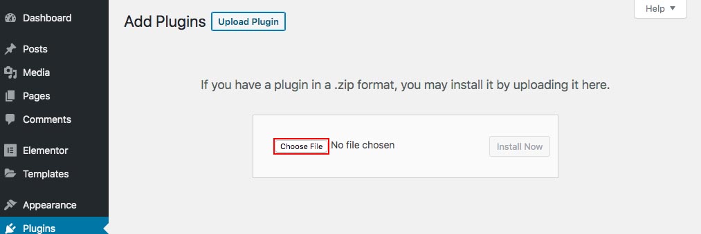post how to install plugin choose plugin file