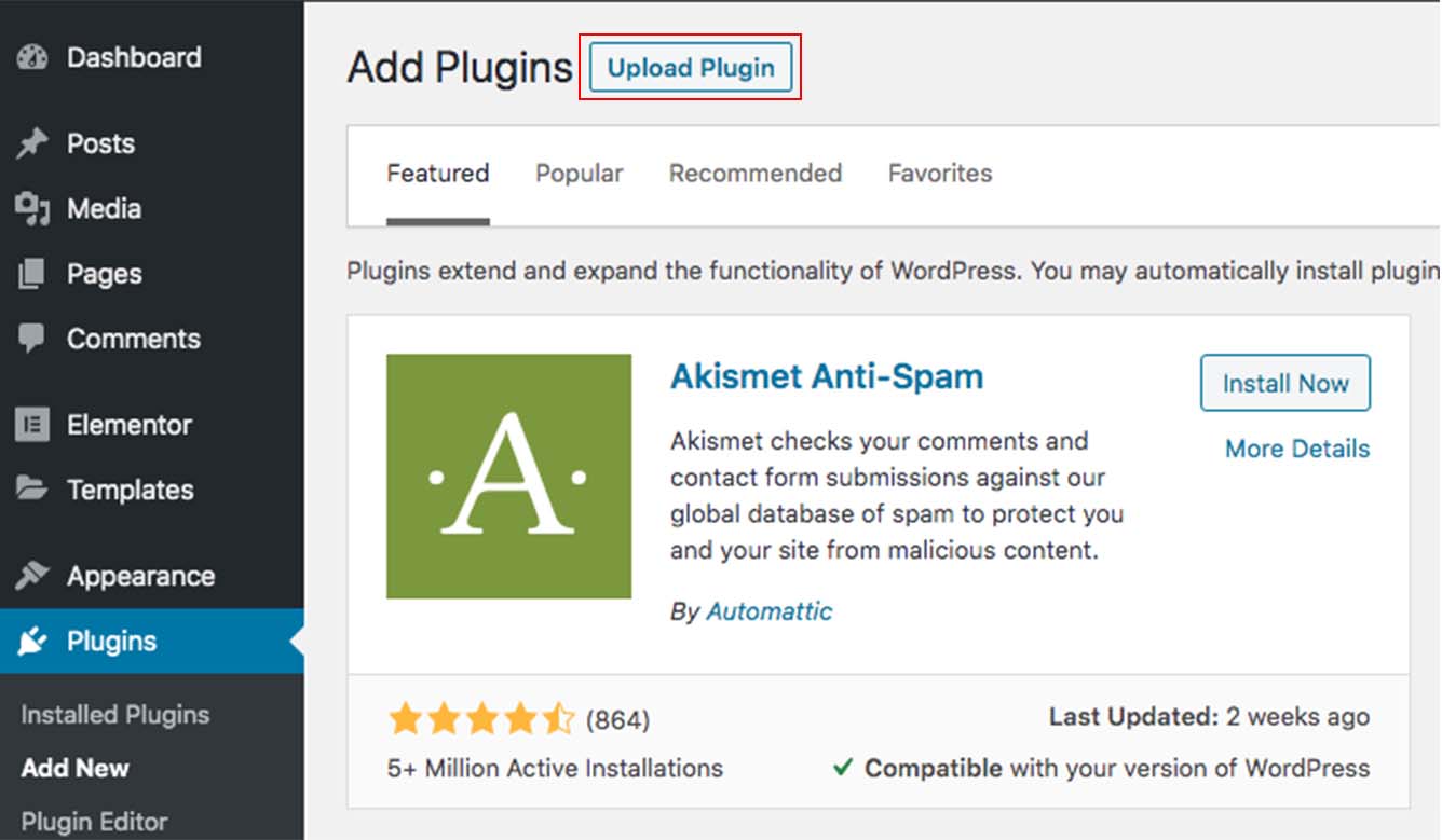 post how to install plugin how to upload plugin