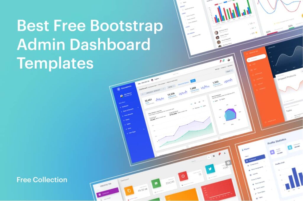 12 Best Free Bootstrap Admin Dashboard Templates 2021 1