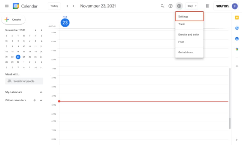 Make Google Calendar public 1