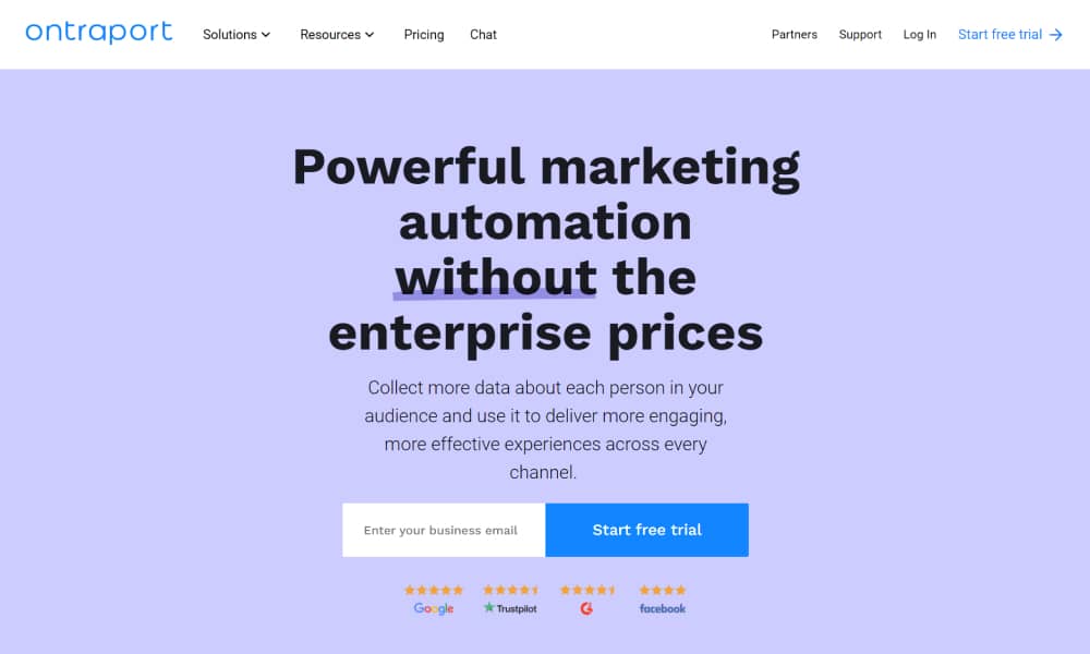 Ontraport - Best marketing automation tools
