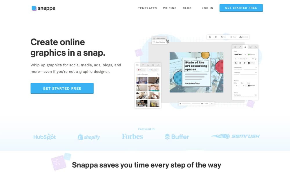 Snappa Design Softare for Graphic Design